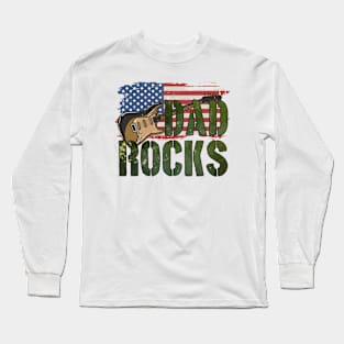 Dad Rocks Long Sleeve T-Shirt